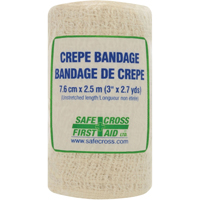Crepe Roller Bandage, 97-1/5" L x 3" W, Class 1 Advanced Consulting and Training Ltd.