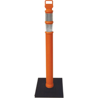 Poteaux d&eacute;lin&eacute;ateurs Ez-Grab, 42" h, Orange Advanced Consulting and Training Ltd.