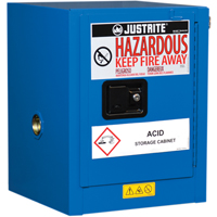 Armoires de comptoir doubl&eacute;es pour rangement de mati&egrave;res dangereuses Chem-Cor, 4 gal., 17" x 22" x 17" Advanced Consulting and Training Ltd.