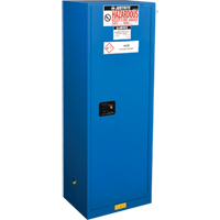 Armoires &eacute;troites doubl&eacute;es pour rangement de mati&egrave;res dangereuses Chem-Cor, 22 gal., 23,25" x 65" x 18" Advanced Consulting and Training Ltd.