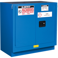 Armoires sous le comptoir doubl&eacute;es pour rangement de mati&egrave;res dangereuses Chem-Cor, 22 gal., 35" x 35" x 22" Advanced Consulting and Training Ltd.
