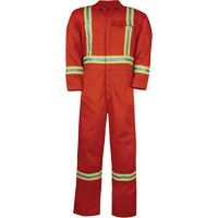 Unlined Hi-Vis Coveralls, Size Small, Orange Advanced Consulting and Training Ltd.