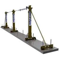 Syst&egrave;me de cordage de s&eacute;curit&eacute; horizontal pour boucle d'armature SecuraSpan Advanced Consulting and Training Ltd.