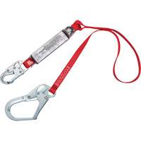 Shock-Absorbing Lanyard, 4', Snap Hook Center, Rebar Hook Leg Ends, Polyester Advanced Consulting and Training Ltd.
