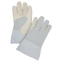 Split-Back Premium Work Gloves, Medium, Grain Cowhide Palm Advanced Consulting and Training Ltd.