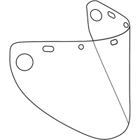 Dynamic Die Cut Formed Faceshield Visor, Polycarbonate, Clear Tint Advanced Consulting and Training Ltd.