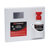 Dynamic Eyewash Station with Empty Bottles, Single Advanced Consulting and Training Ltd.