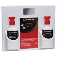 Dynamic Eyewash Station with Empty Bottles, Double Advanced Consulting and Training Ltd.