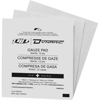 Gaze Dynamic, Tampon, 2" lo x 2" la, St&eacute;rile, Dispositif m&eacute;dical Classe 1 Advanced Consulting and Training Ltd.