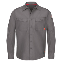 Chemises de travail IQ Endurance pour hommes, Petit, Gris Advanced Consulting and Training Ltd.
