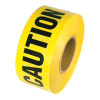 Ruban renforc&eacute; pour barricade, Anglais, 3" la x 500' lo, 5 mils, Noir sur jaune Advanced Consulting and Training Ltd.