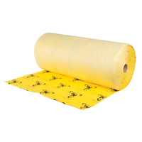 Rouleaux d'avertissement de premi&egrave;re qualit&eacute; - absorbants haute visibilit&eacute;, Lourd, 150' lo x 36" la, Absorption 57 gal. Advanced Consulting and Training Ltd.