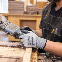 Cut Resistant Glove, Size Small/7, 10 Gauge, Foam Nitrile Coated, Dyneema&reg; Shell, ASTM ANSI Level A3/EN 388 Level C Advanced Consulting and Training Ltd.