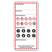 Workplace Labels, Cardstock, 3" W x 6" H, English Advanced Consulting and Training Ltd.