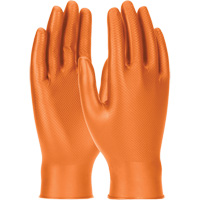 Gants jetables ambidextres Grippaz Skins, Petit, Nitrile, 6 mils, Sans poudre, Orange Advanced Consulting and Training Ltd.