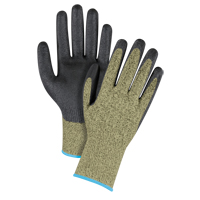 Black & Yellow Seamless Stretch Cut-Resistant Gloves, Size X-Large/10, 13 Gauge, Foam Nitrile Coated, Aramid Shell, ASTM ANSI Level A6 Advanced Consulting and Training Ltd.