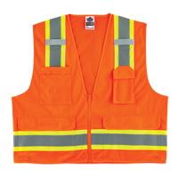 GloWear&reg; 8248Z Two-Tone Surveyors Vest, High Visibility Orange, Medium/Small, Polyester Advanced Consulting and Training Ltd.