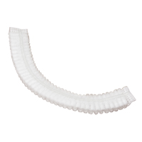 Pleated Bouffant Cap, Polypropylene, 19", White Advanced Consulting and Training Ltd.