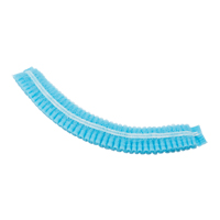 Pleated Bouffant Cap, Polypropylene, 21", Blue Advanced Consulting and Training Ltd.
