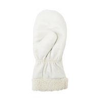 Mitaines d'hiver en cuir fleur de premi&egrave;re qualit&eacute; doubl&eacute;es de boa, Taille Grand, Mitaine Advanced Consulting and Training Ltd.