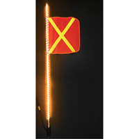 Safety Whip&reg; Heavy-Duty LED Whips, Hitch Mount, 5 High, Orange with Reflective Advanced Consulting and Training Ltd.