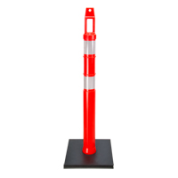 Poteau d&eacute;lin&eacute;ateur de qualit&eacute; sup&eacute;rieure, 42" h, Orange Advanced Consulting and Training Ltd.