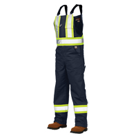 Salopettes de s&eacute;curit&eacute; non doubl&eacute;e, Poly-coton, Grand, Bleu marine Advanced Consulting and Training Ltd.