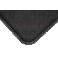 Boot Tray, Plastic, Black, 25" L x 14" W Advanced Consulting and Training Ltd.