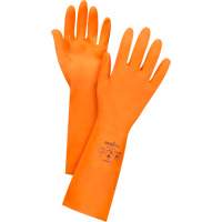 Gants orange r&eacute;sistants aux produits chimiques, Taille 7, 13" lo, Latex, Doublure en Ouat&eacute;e, 28 mils Advanced Consulting and Training Ltd.