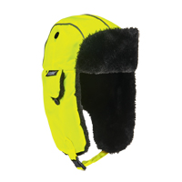 Chapeau de trappeur classique N-Ferno 6802, Doublure en Fourrure synth&eacute;tique, Moyen/Petit, Vert lime haute visibilit&eacute; Advanced Consulting and Training Ltd.