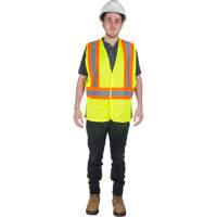 Veste de s&eacute;curit&eacute; pour la circulation, Jaune lime haute visibilit&eacute;, Moyen, Polyester Advanced Consulting and Training Ltd.