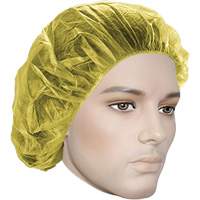 Bouffant Caps, Polypropylene, 24", Yellow Advanced Consulting and Training Ltd.