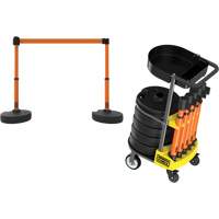 Chariot de transport avec plateau pour barri&egrave;re PLUS, 75' lo, M&eacute;tal, Orange Advanced Consulting and Training Ltd.