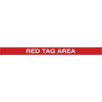 Tough-Mark Heavy-Duty Floor Marking, Rectangle, 48" L x 3" W, Red, Polyethylene Advanced Consulting and Training Ltd.