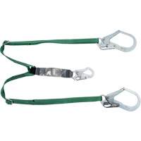 V-Series Lanyard, 6', Rebar Hook Center, Snap Hook Leg Ends, Polyester Advanced Consulting and Training Ltd.