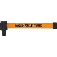 Cassettes de banni&egrave;re PLUS, Danger - Forklift Traffic, 15', Ruban Orange Advanced Consulting and Training Ltd.