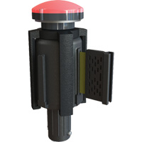Balise stroboscopique rouge et support pour le syst&egrave;me de barri&egrave;re PLUS, Noir Advanced Consulting and Training Ltd.