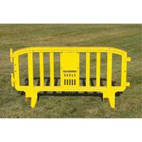 Barricade Movit, Emboîtables, 78" lo x 39" h, Jaune Advanced Consulting and Training Ltd.