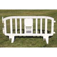 Barricade Movit, Emboîtables, 78" lo x 39" h, Blanc Advanced Consulting and Training Ltd.