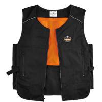 Veste de refroidissement &agrave; changement de phase l&eacute;g&egrave;re avec sachets 6260 Chill-Its, Petit/Moyen, Noir Advanced Consulting and Training Ltd.