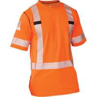 T-shirt &agrave; manches courtes haute visibilit&eacute; Polartec Power Grid, Polyester, Petit, Orange Advanced Consulting and Training Ltd.