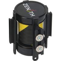 Cassette de ruban magn&eacute;tique pour barri&egrave;re de contr&ocirc;le des foules personnalis&eacute;e, 7', Ruban Noir et jaune Advanced Consulting and Training Ltd.