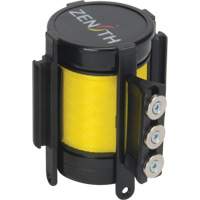 Cassette de ruban magn&eacute;tique pour barri&egrave;re de contr&ocirc;le des foules personnalis&eacute;e, 12', Ruban Jaune Advanced Consulting and Training Ltd.