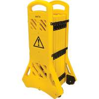 Barri&egrave;re mobile portative, 40" h x 13' lo, Jaune Advanced Consulting and Training Ltd.