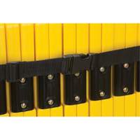 Barri&egrave;re mobile portative, 40" h x 13' lo, Jaune Advanced Consulting and Training Ltd.