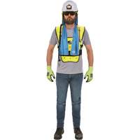 Chill-Its&reg; 6687 Economy Dry Evaporative Cooling Vest, Small/Medium, High Visibility Lime-Yellow Advanced Consulting and Training Ltd.
