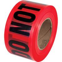 Ruban pour barricades Danger Do Not Enter PrimeGuard, Anglais, 3" la x 1000' lo, Noir/rouge Advanced Consulting and Training Ltd.
