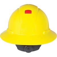 Casque de s&eacute;curit&eacute; &agrave; bordure compl&egrave;te avec capteur Uvicator, Suspension Rochet Advanced Consulting and Training Ltd.
