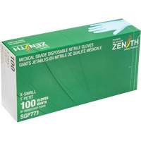 Puncture-Resistant Medical-Grade Disposable Gloves, X-Small, Nitrile, 4.5-mil, Powder-Free, Blue, Class 2 Advanced Consulting and Training Ltd.