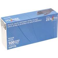 Gants jetables de calibre m&eacute;dical r&eacute;sistants &agrave; la perforation, Moyen, Nitrile, 5 mils, Sans poudre, Noir, Classe 2 Advanced Consulting and Training Ltd.
